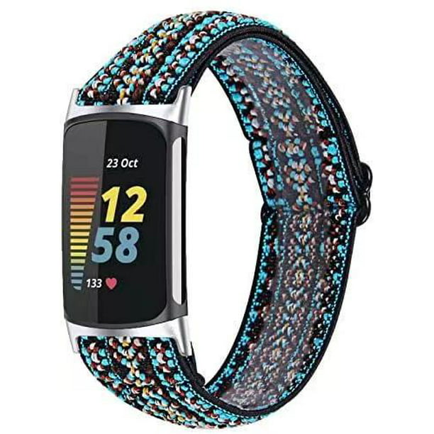 Replacement Band For Fitbit Charge 5 Nylon/Leather/Stainless Steel Wrist Straps
